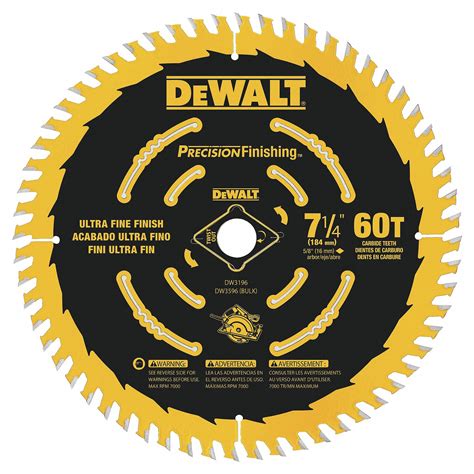 dewalt circular saw blade size